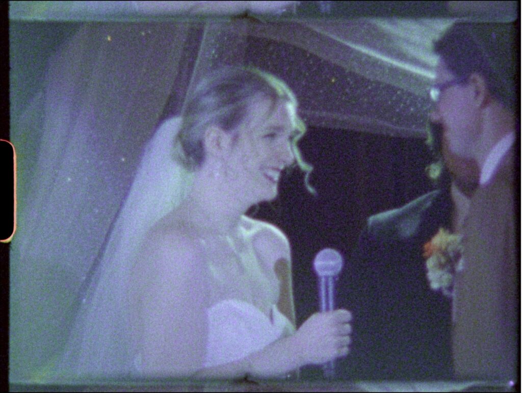 Super 8 wedding film, celestial-inspired wedding, New England wedding photographer, New England Super  8 Film, alternative wedding couple, intimate super 8 wedding video