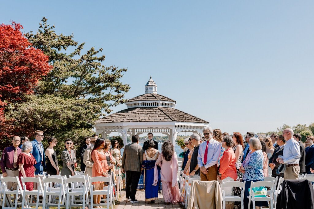 Brides at their Danversport wedding