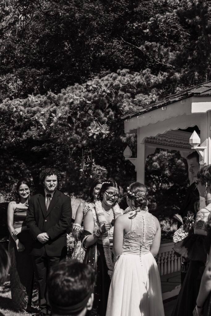 Brides at their Danversport wedding