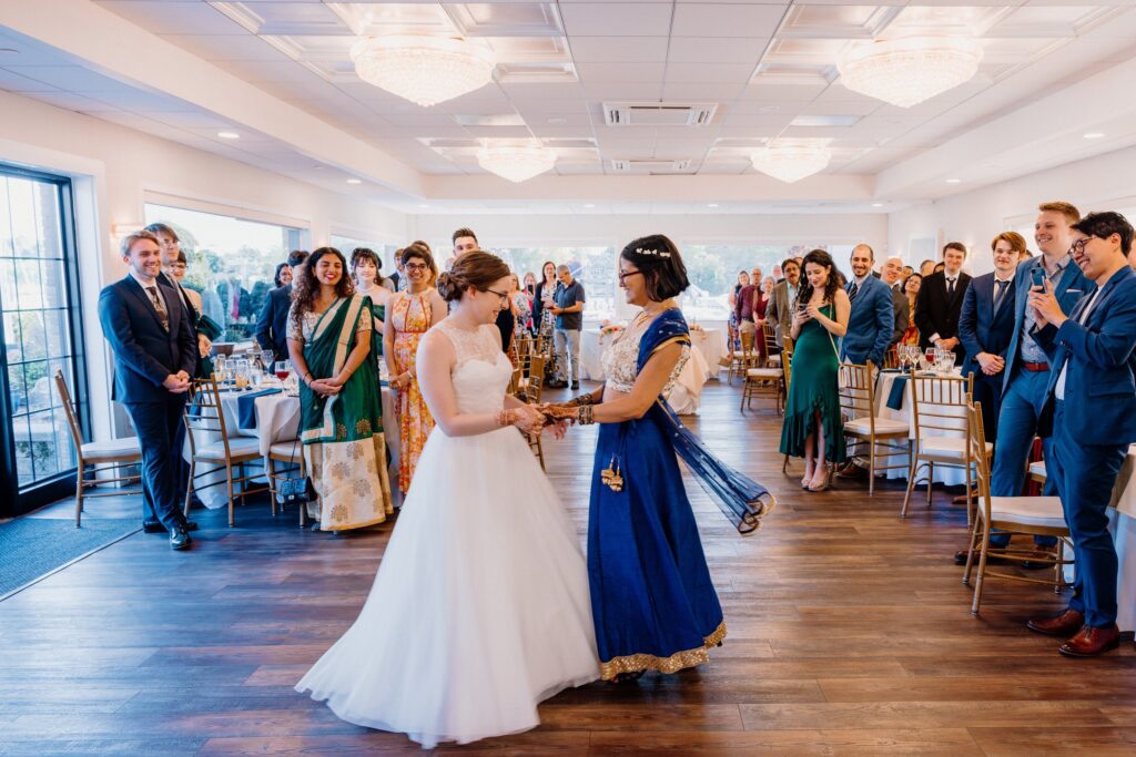 Brides at their Danversport wedding