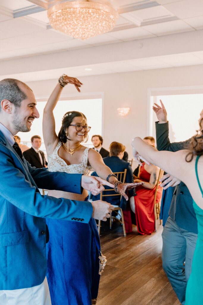 Brides at their Danversport wedding