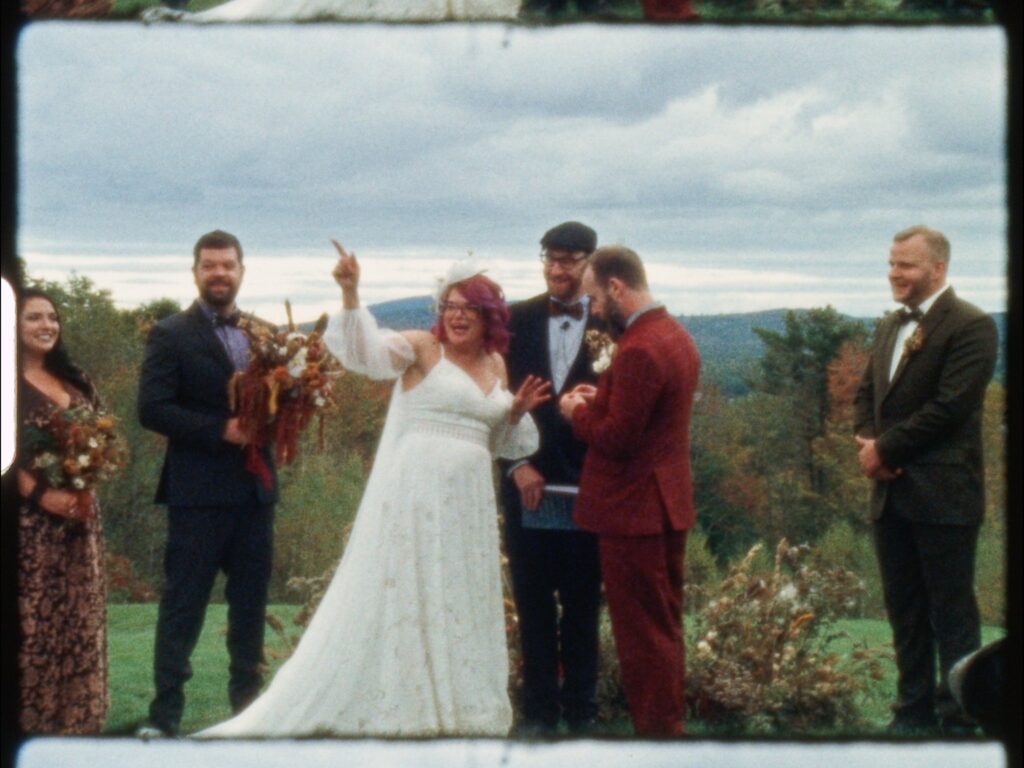 Super 8 Wedding Film, New Hampshire Super 8 wedding film, Super 8 videography, wedding videography, Super 8 weddings, New England Super 8 Videographer