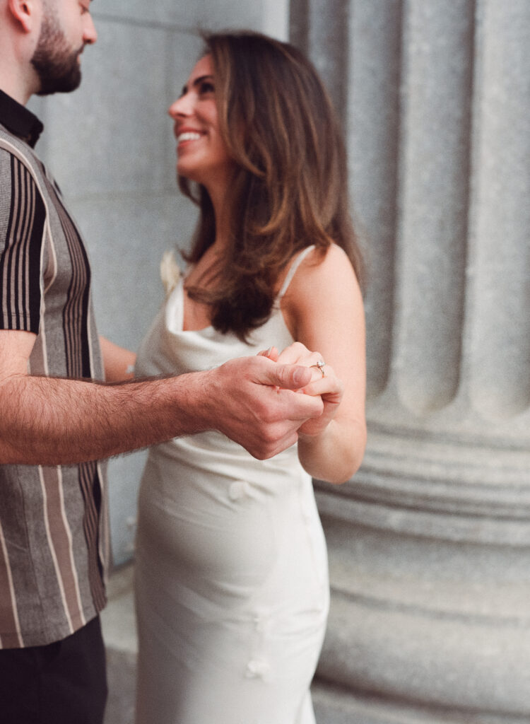 Film Engagement Photos, Museum of Fine Arts, Boston Public Gardens, Boston Engagement Photos, Film Engagement Photographer, Film Wedding Photographer, Castillo Holliday Photo and Film 