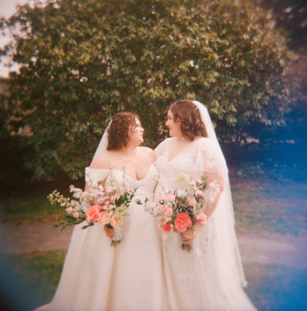 Lyman Estate Wedding, Massachusetts Wedding Venue, Lesbian Wedding, LGBTQ+ Wedding, Film Wedding Photographer, Boston Film Wedding Photographer, Super 8 Film, Super 8 Wedding Film, Castillo Holliday Photo and Film