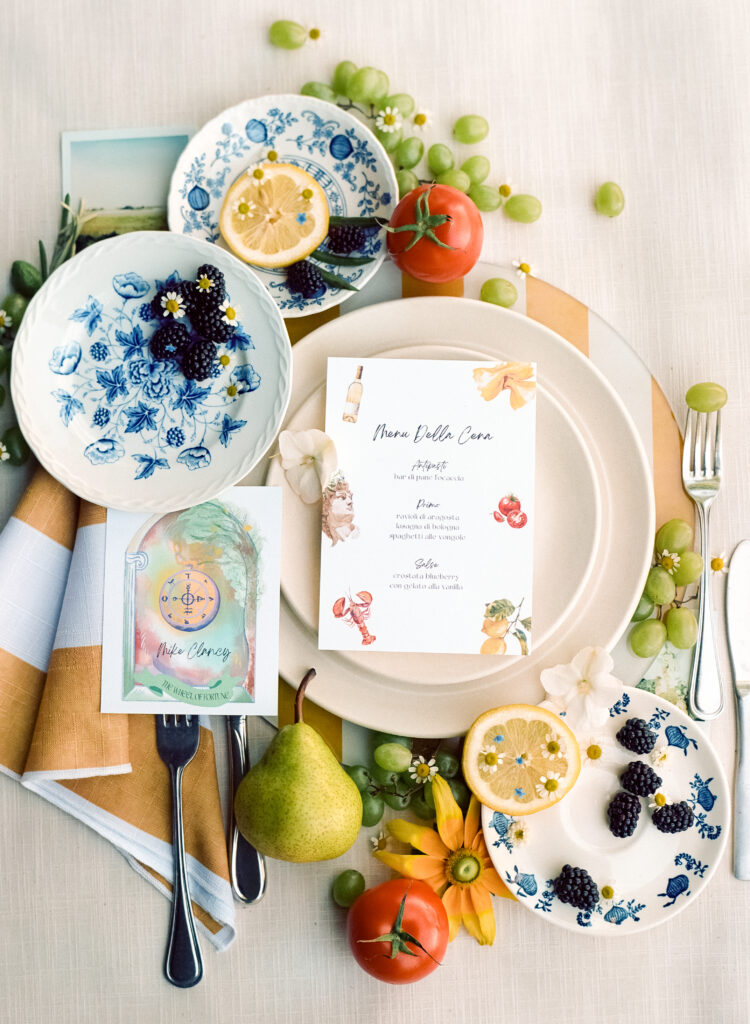 Amalfi Coast Dinner Party, Amalfi Coast Wedding, Film Wedding Photographer, Traveling Film Wedding Photographer, Italian Inspired Tablescapes, Editable Tablescapes, Castillo Holliday Photo And Film, Italian Inspired Dinner Party, Coastal Italian Wedding Ideas