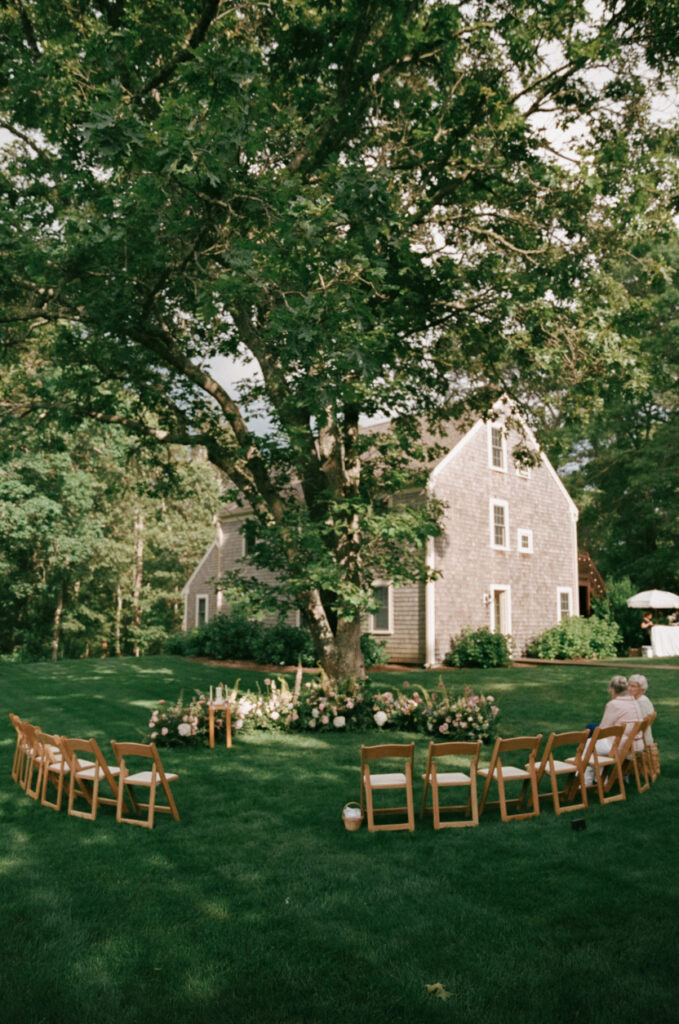 Cape Cod micro wedding, Film wedding photographer, Super 8, Super 8 videography, Boston film photographer, Cape Cod wedding, New England film wedding photography, backyard wedding, backyard micro wedding, luxury micro wedding 