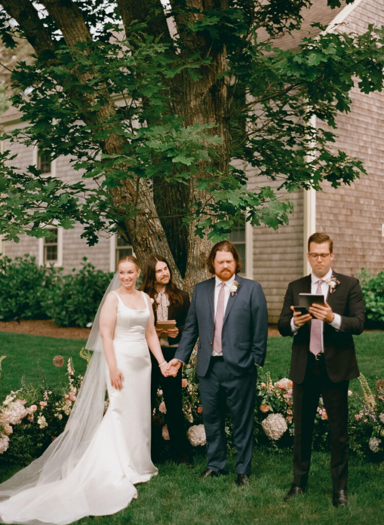 Cape Cod micro wedding, Film wedding photographer, Super 8, Super 8 videography, Boston film photographer, Cape Cod wedding, New England film wedding photography, backyard wedding, backyard micro wedding, luxury micro wedding 