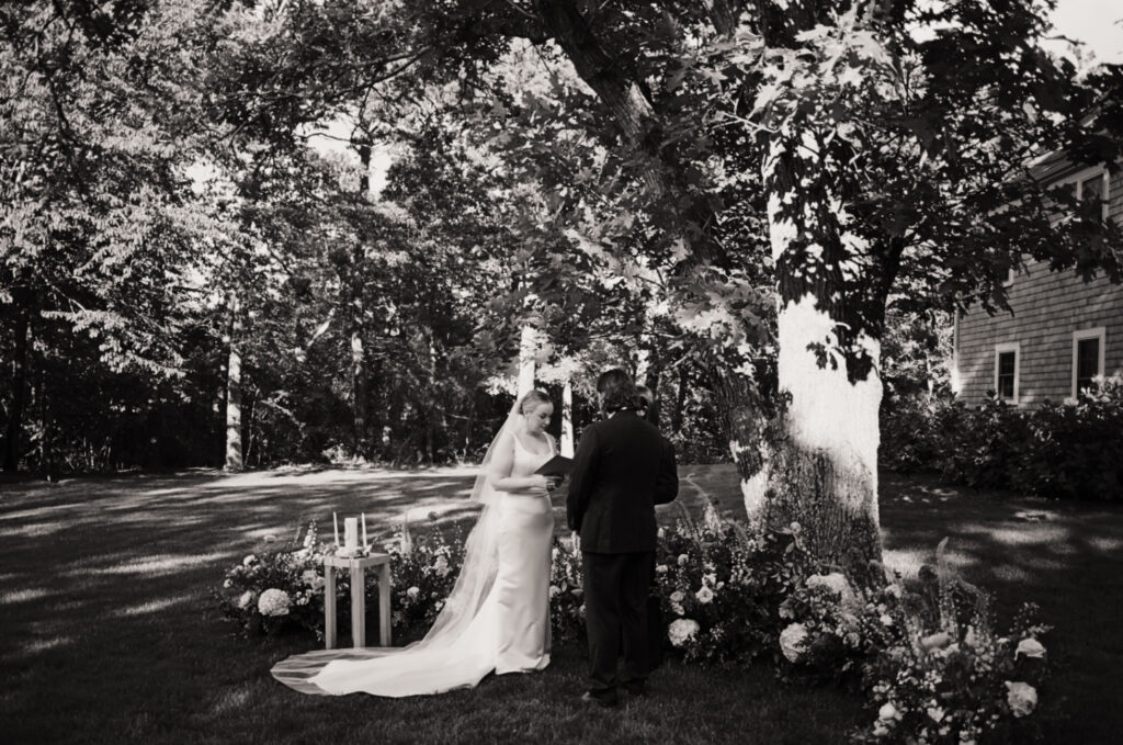 Cape Cod micro wedding, Film wedding photographer, Super 8, Super 8 videography, Boston film photographer, Cape Cod wedding, New England film wedding photography, backyard wedding, backyard micro wedding, luxury micro wedding 