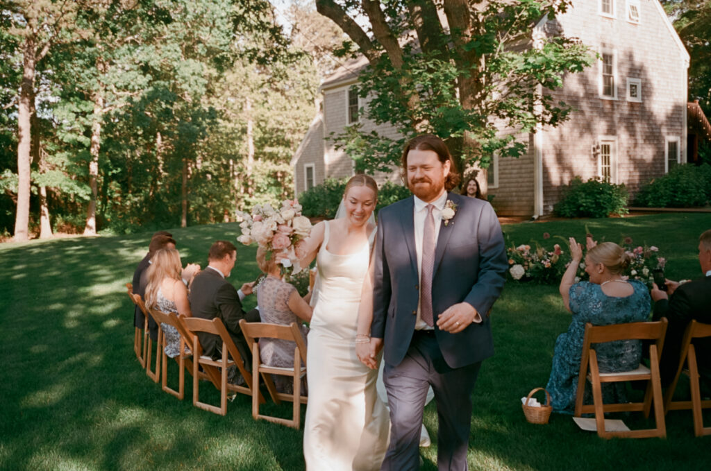 Cape Cod micro wedding, Film wedding photographer, Super 8, Super 8 videography, Boston film photographer, Cape Cod wedding, New England film wedding photography, backyard wedding, backyard micro wedding, luxury micro wedding 