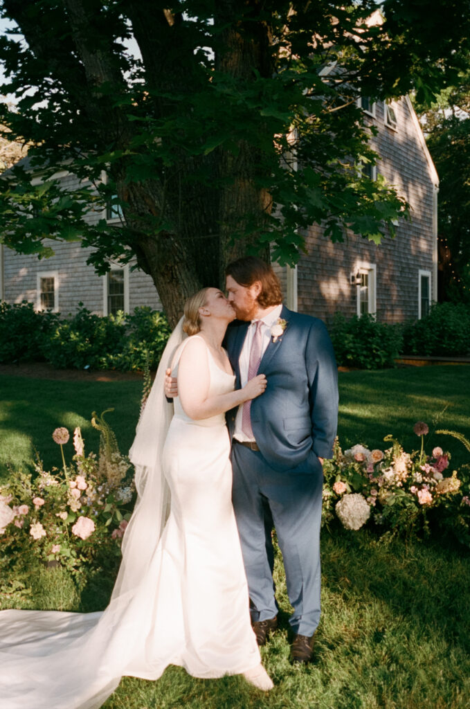 Cape Cod micro wedding, Film wedding photographer, Super 8, Super 8 videography, Boston film photographer, Cape Cod wedding, New England film wedding photography, backyard wedding, backyard micro wedding, luxury micro wedding 