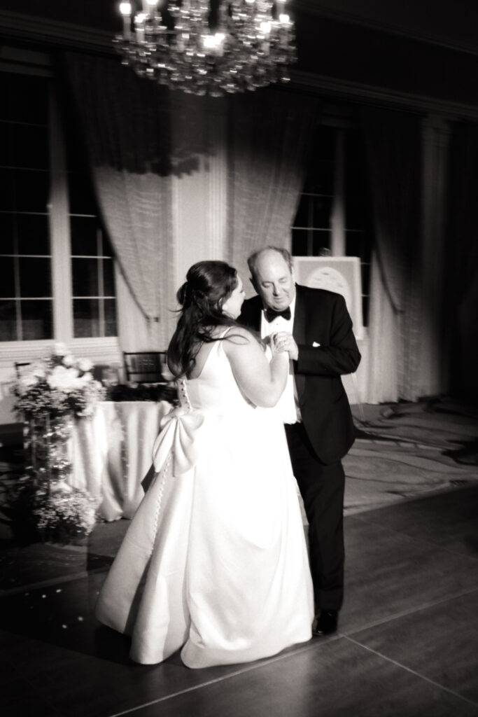 bride dancing with her father